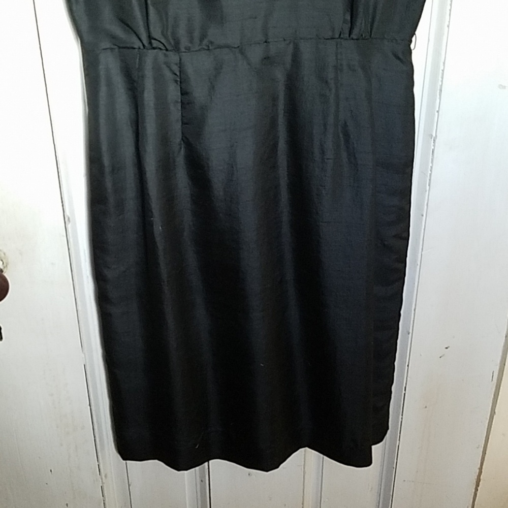 Vintage Raw Silk Dress - Picture 2 of 6